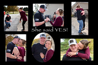 She said YES!