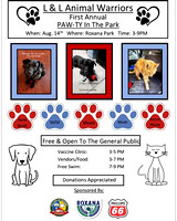 L & L Animal Warriors-PAW-TY in The Park